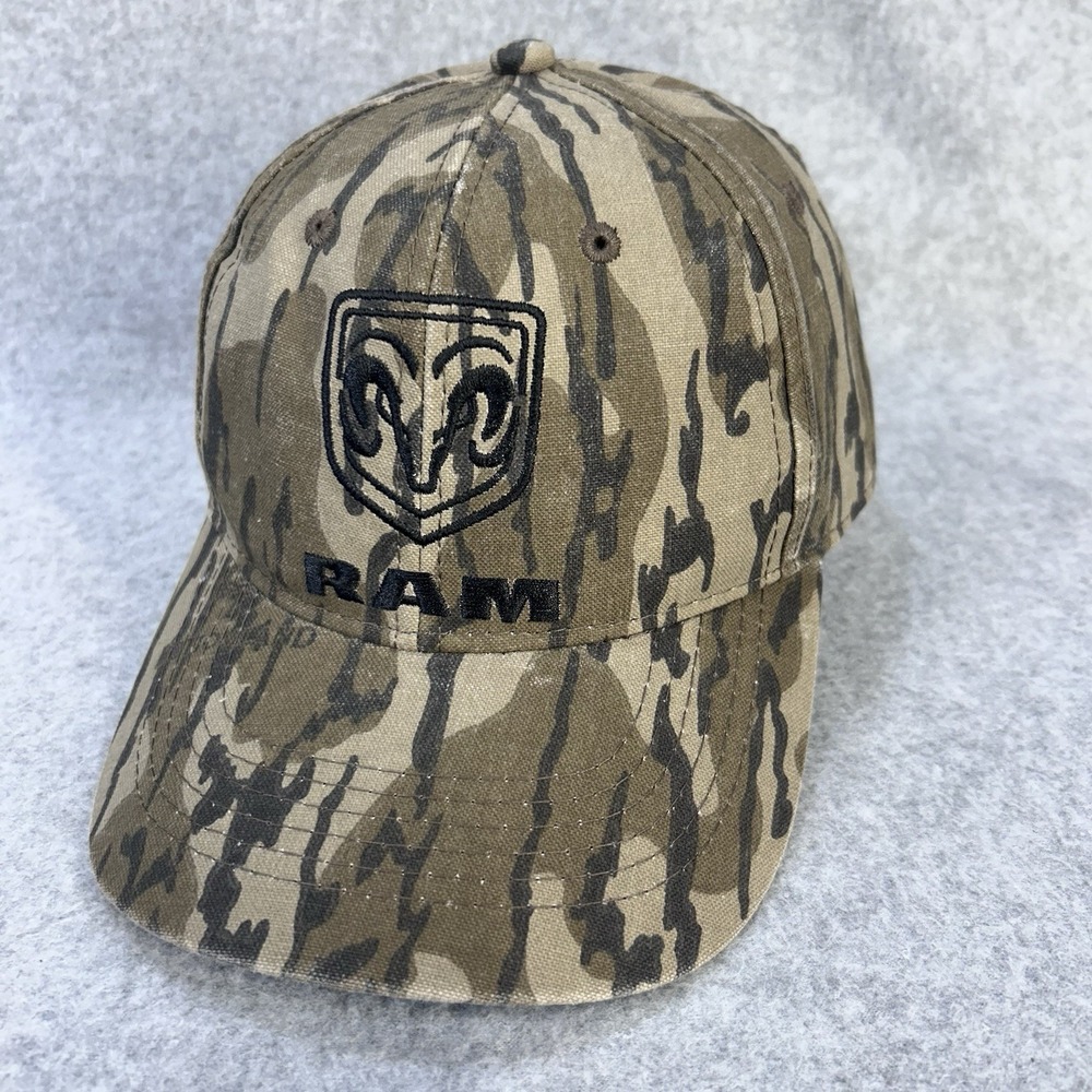 RAM Dodge Camo Hat Cap Adjustable Strapback Embroidered Logo Outdoor Baseball